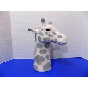 New Ceramic Giraffe Figurine Piggy Bank By Lila & Jack New York